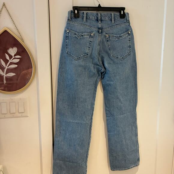 Reformation Cowboy Pointed Pocket High Rise Jeans Sz 28 - Picture 2 of 10
